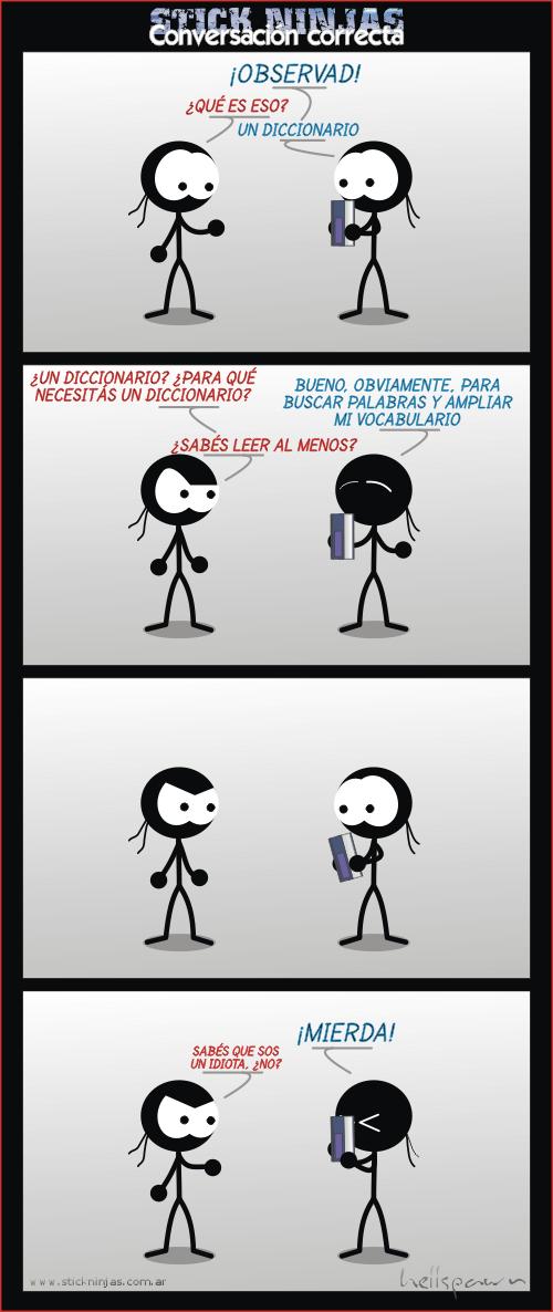 Stick Ninjas: ConversaciÃƒÂ³n correcta