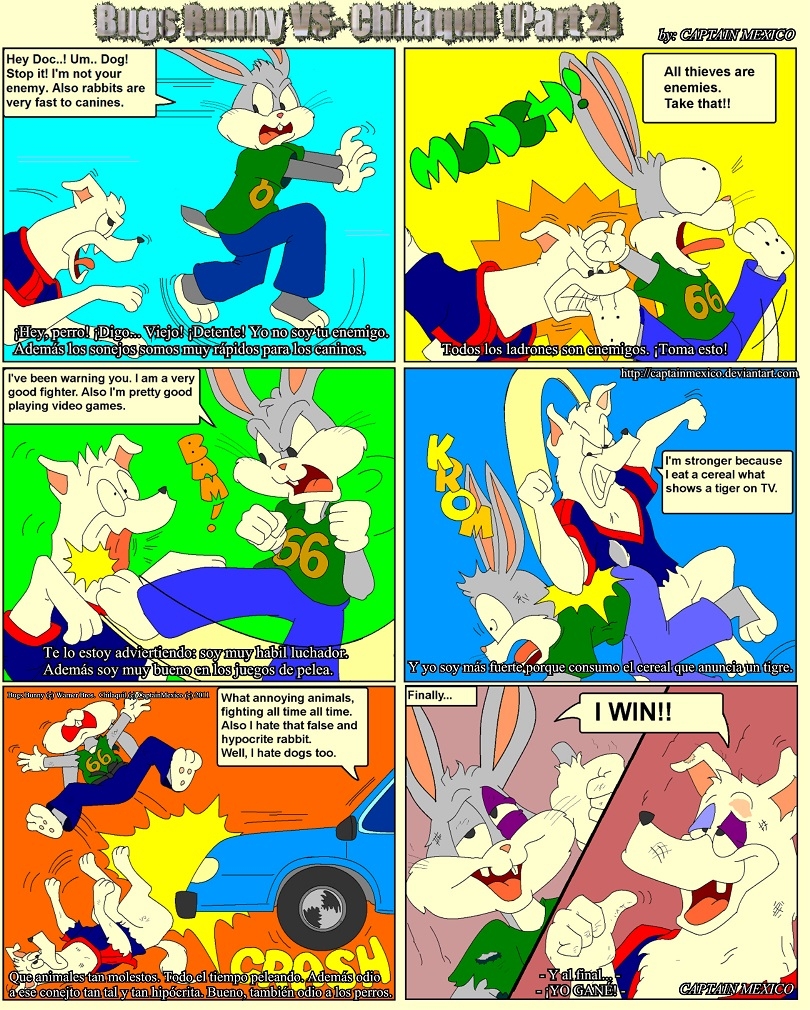 LT Bugs Bunny VS my dog 02-2