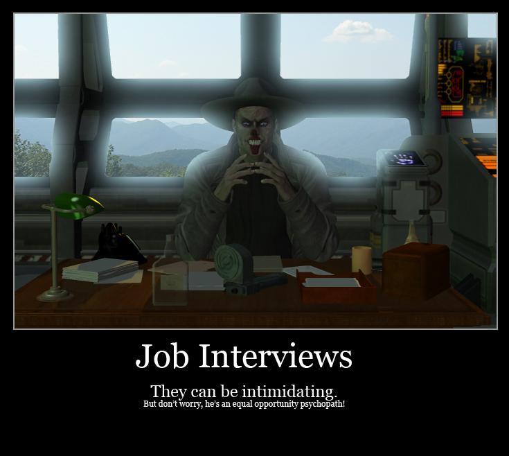 Job Interviews Motivational poster