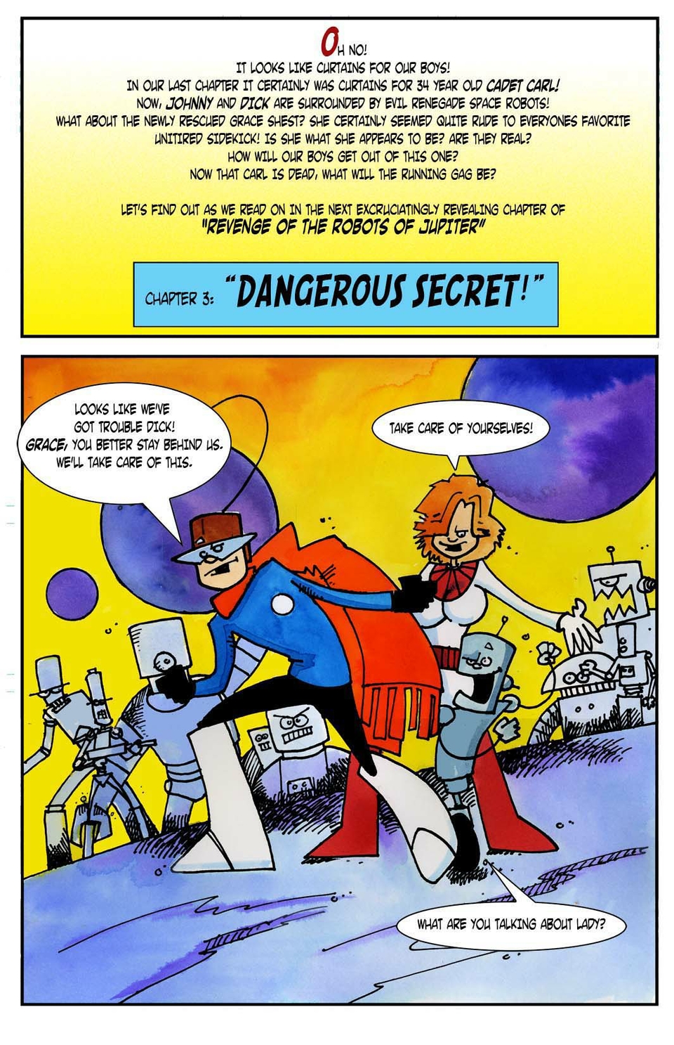 "Revenge of the Robots of Jupiter!" Page 10