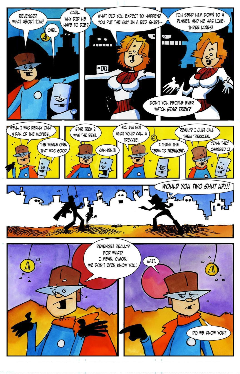 "Revenge of the Robots of Jupiter!" Page 12