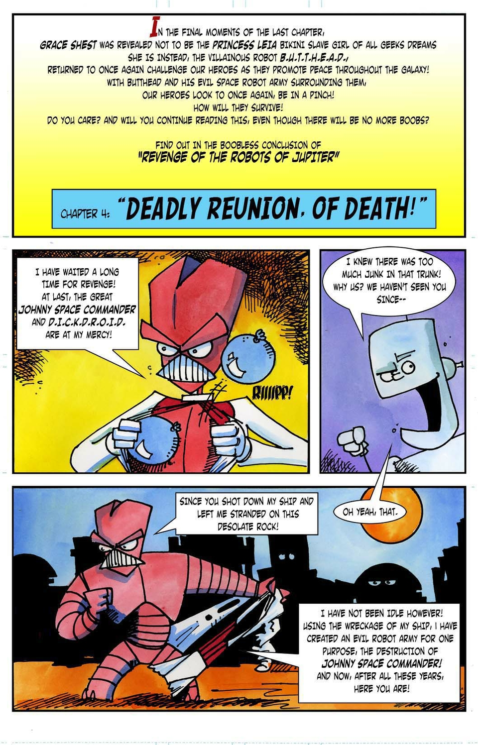 "Revenge of the Robots of Jupiter!" Page 14