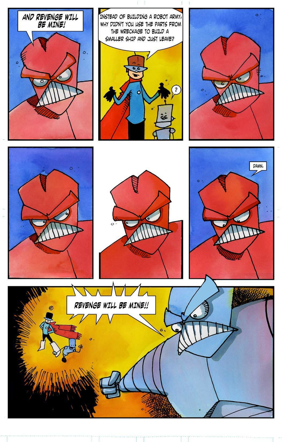 "Revenge of the Robots of Jupiter!" Page 15