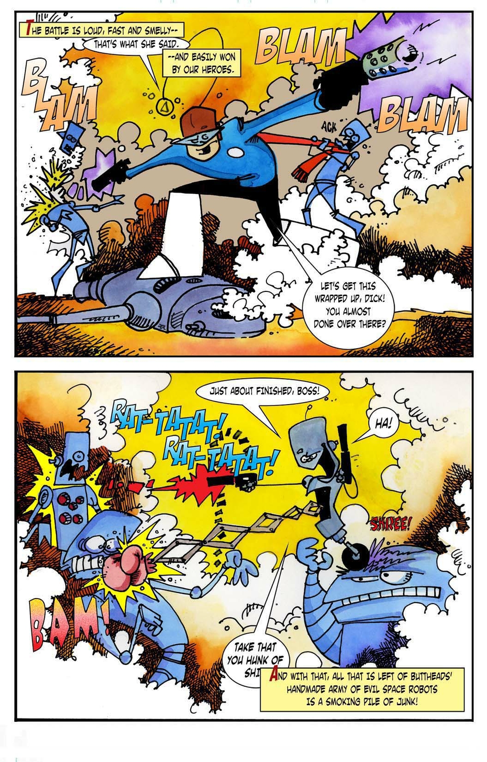 "Revenge of the Robots of Jupiter!" Page 18