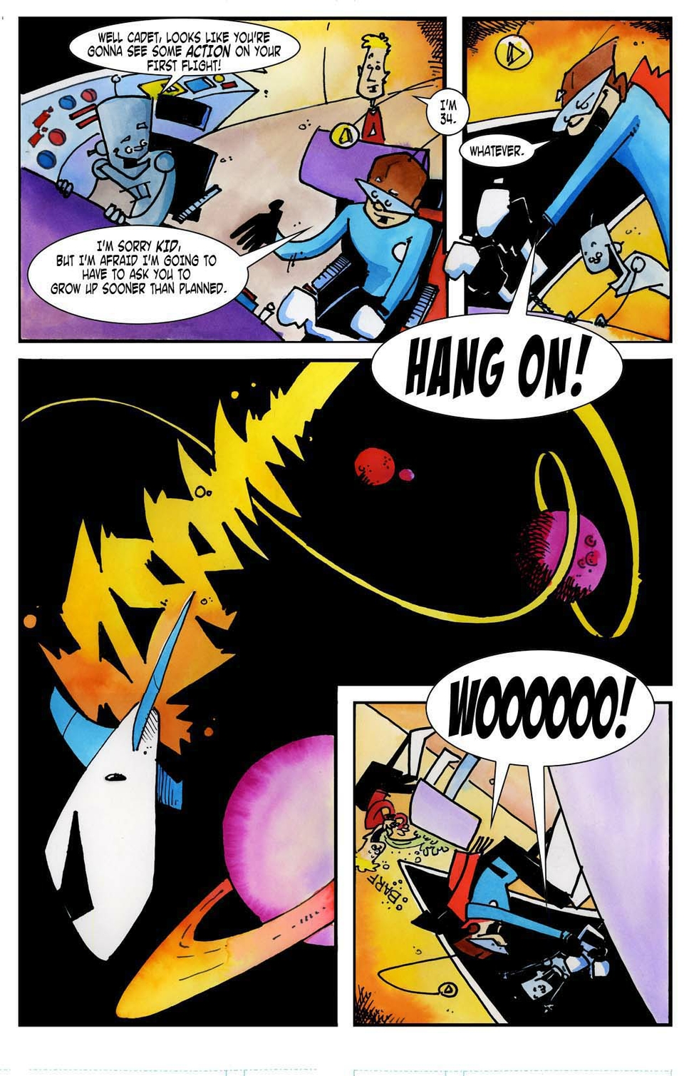 "Revenge of the Robots of Jupiter!" Page 2