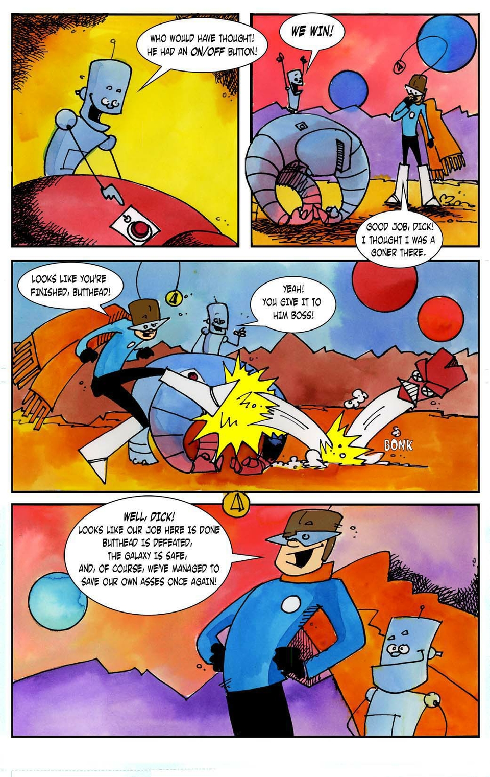 "Revenge of the Robots of Jupiter!" Page 21