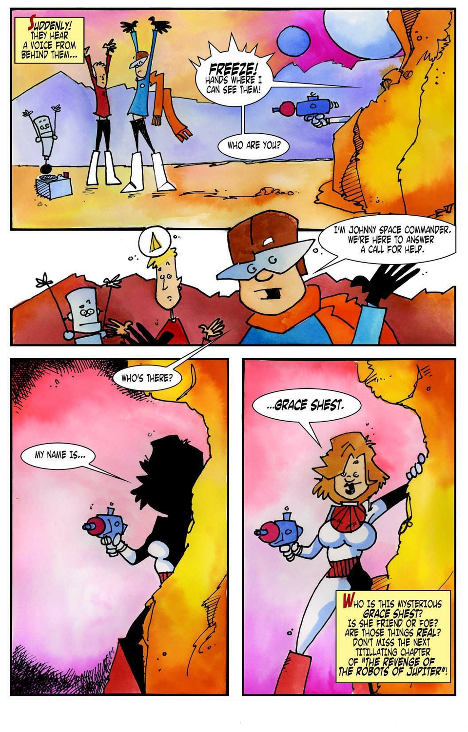 "Revenge of the Robots of Jupiter!" Page 4