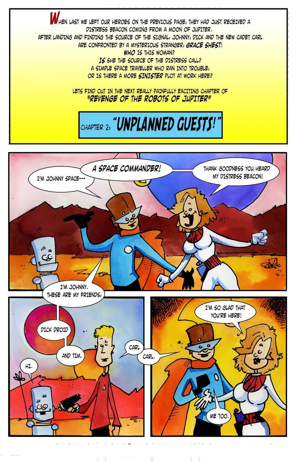 "Revenge of the Robots of Jupiter!"  Page 5