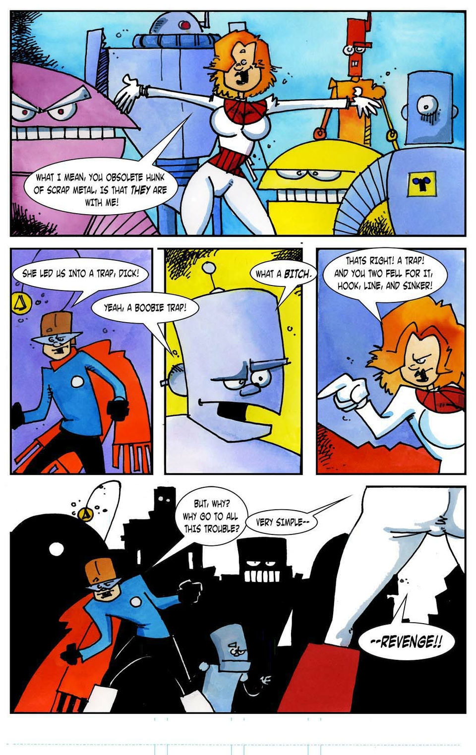 "Revenge of the Robots of Jupiter!" Page 11