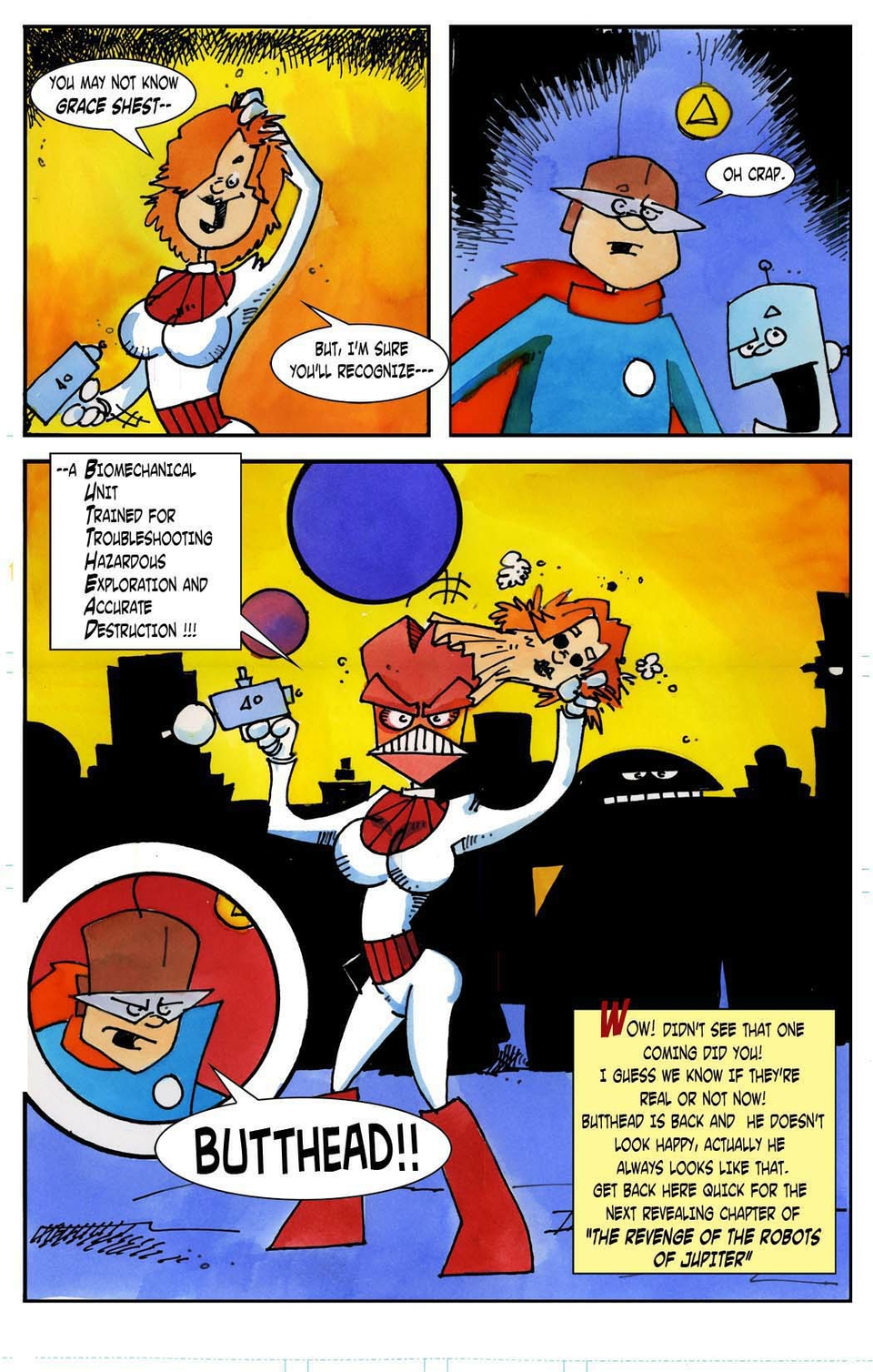 "Revenge of the Robots of Jupiter!" page 13