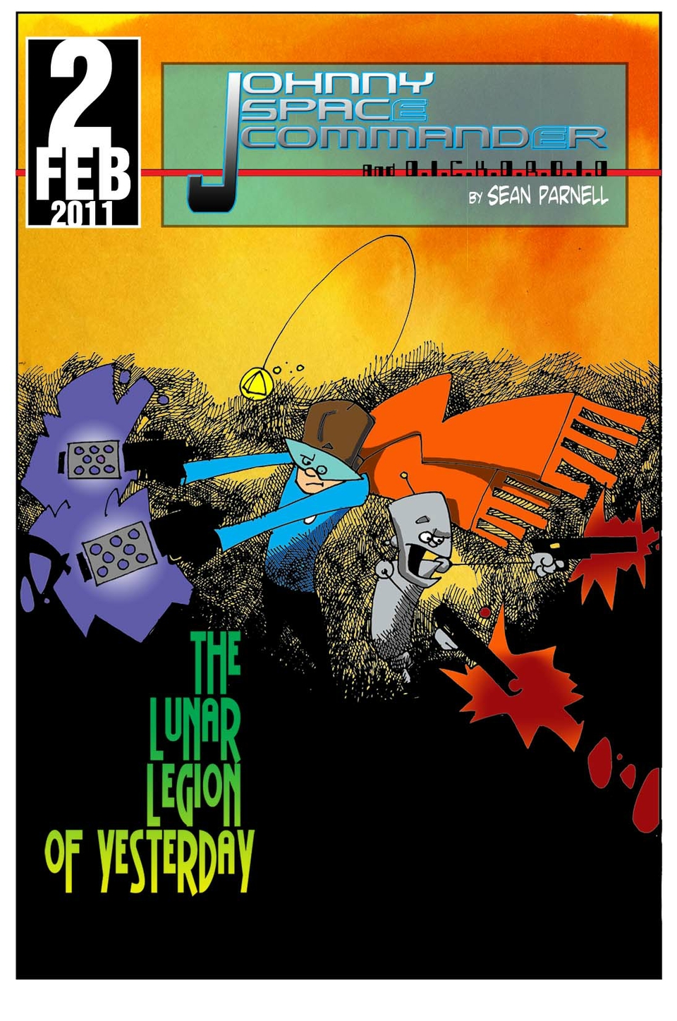 "The Lunar Legion of Yesterday!" Cover