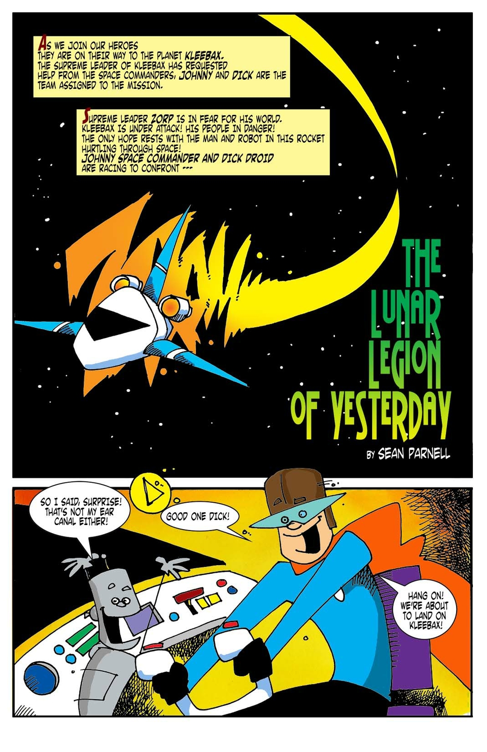 "The Lunar Legion of Yesterday!" Page 1