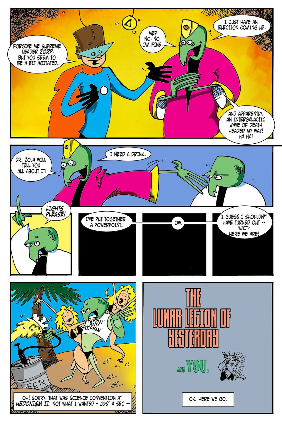 "The Lunar Legion of Yesterday!" Page 3