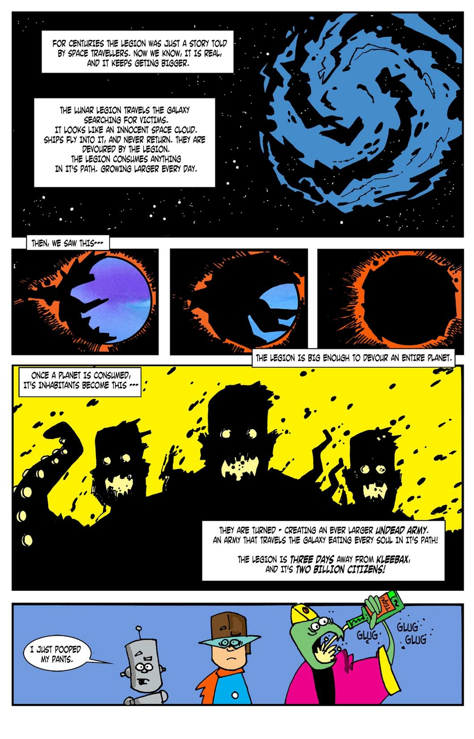 "The Lunar Legion of Yesterday!" Page 4