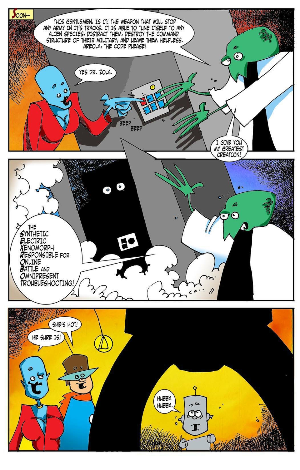 "The Lunar Legion of Yesterday!" Page 8