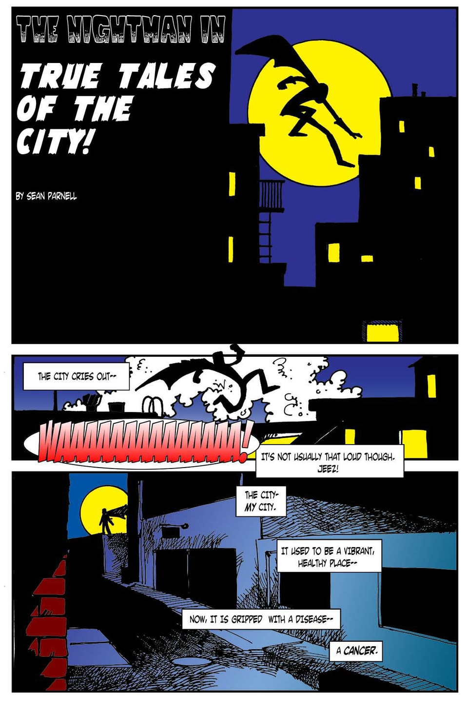 "True Tales of the city!" Page 1