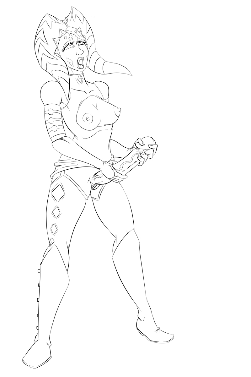 Bonus: Ahsoka Lineart
