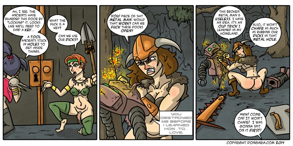 Babes of Dongaria Page 12: Call a Locksmith!