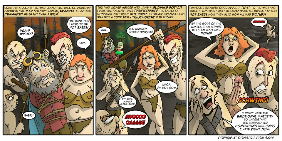 Babes of Dongaria Page 2: The Dawn of Dong