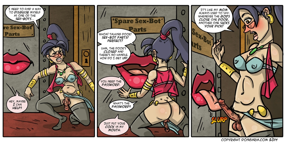 Babes of Dongaria Page 20: The Door