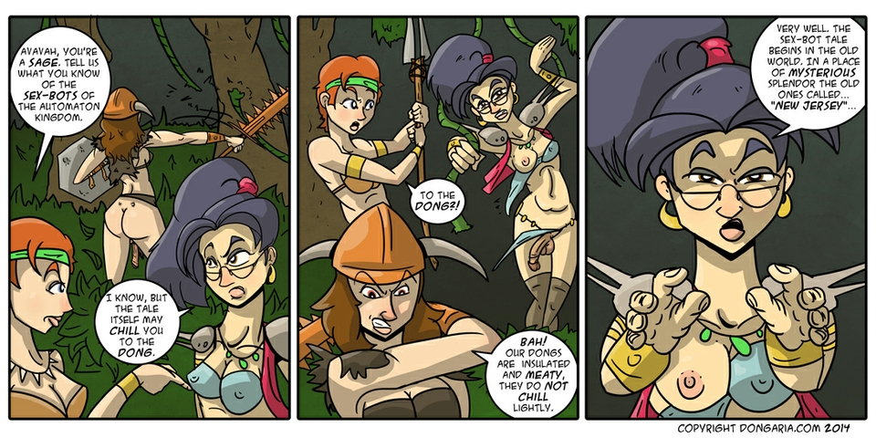 Babes of Dongaria Page 8: Through The Jungle