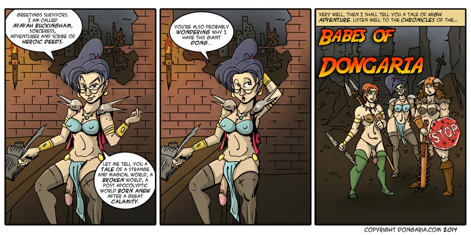 Babes of Dongaria Page 1: The Embarkment of Dongs