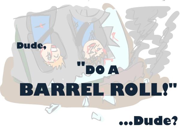 Do a BARREL ROLL!!!!