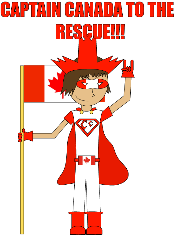 Captain Canada!!! (filler art)