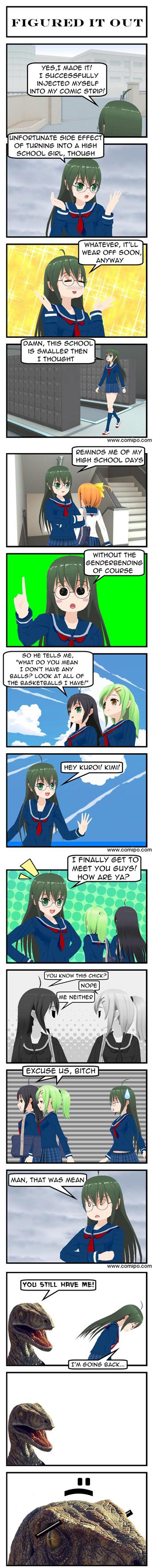 The Comic Maker Meets his/her Characters