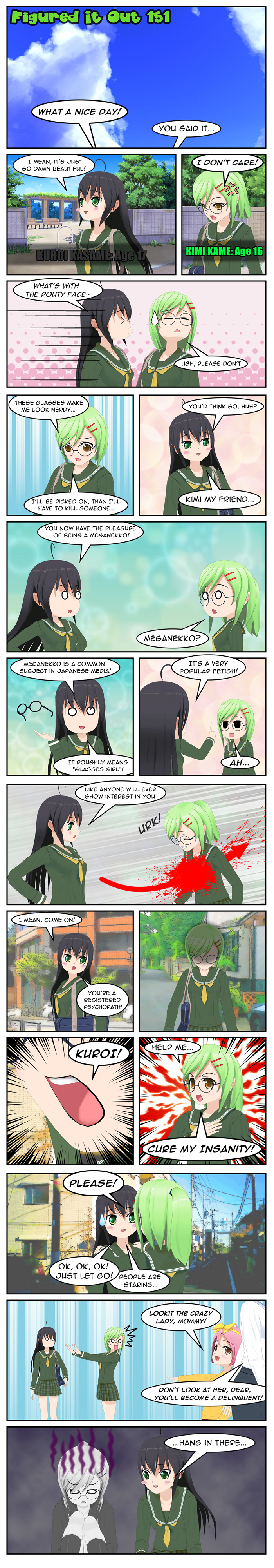 #151 Meganekko's