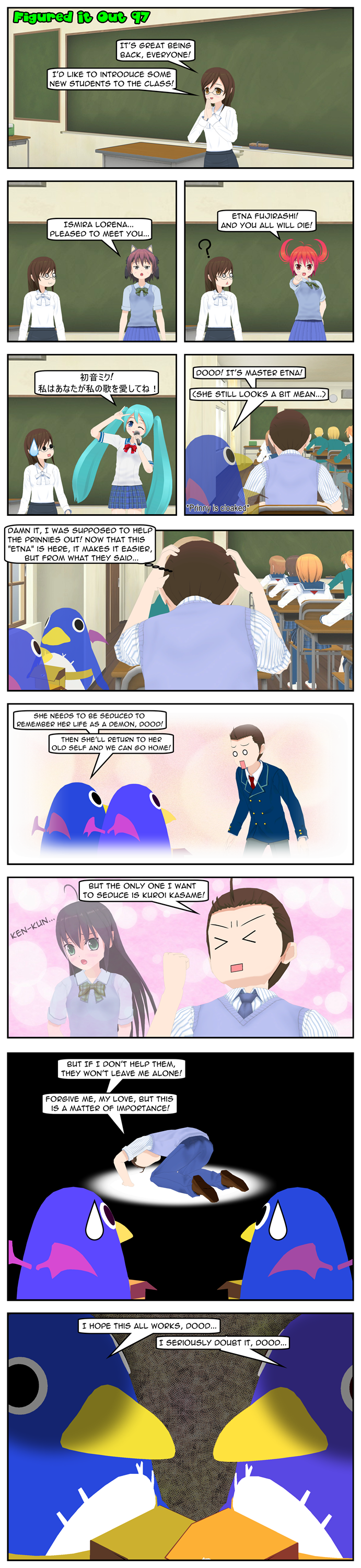#97 New Students and Prinny Plans