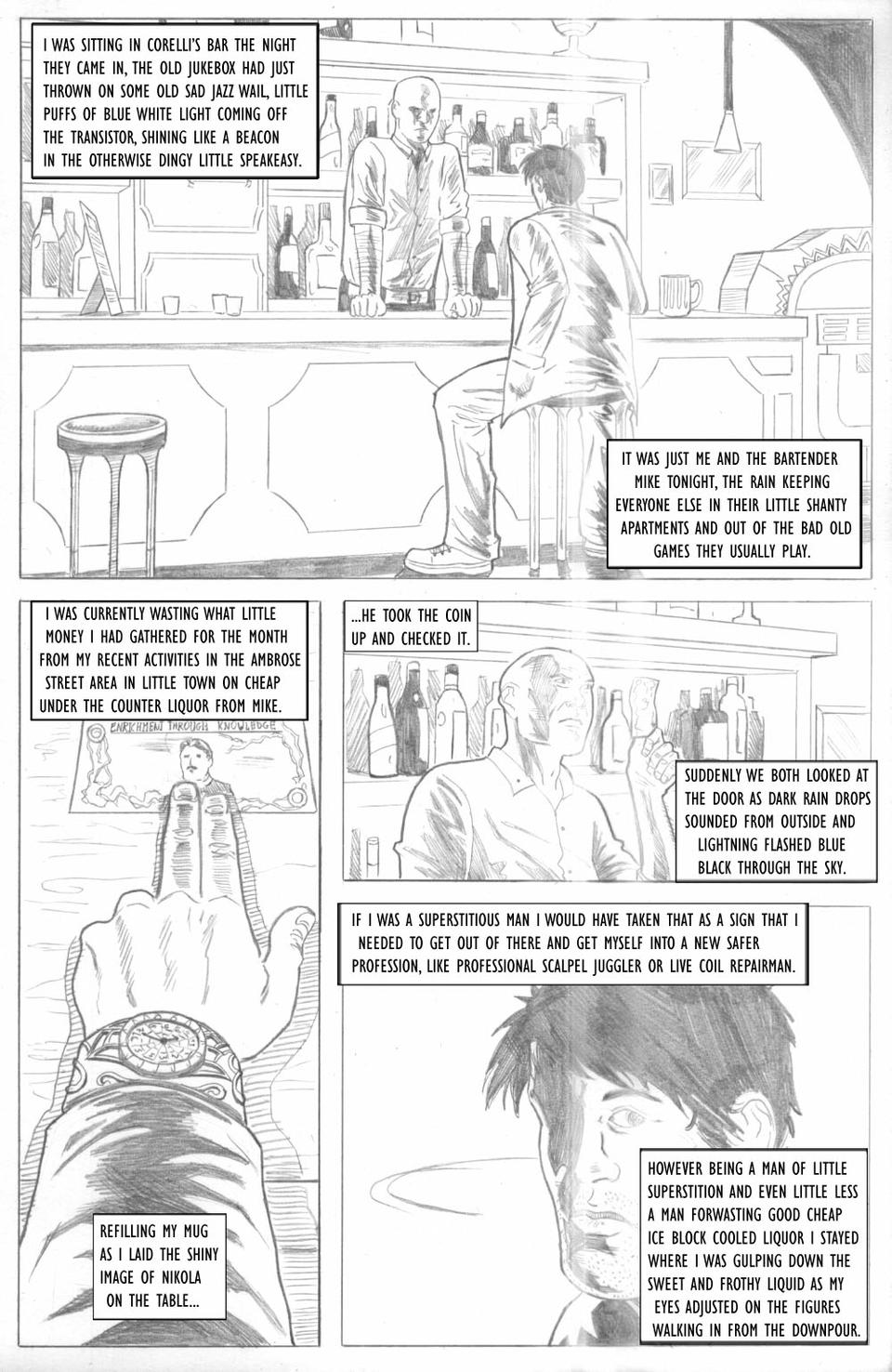 Aleister miles: The october wolves page 1