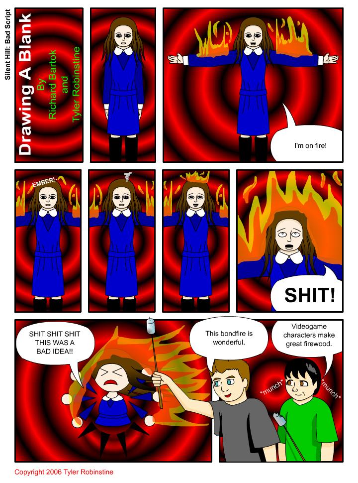 comic 2 "Silent hill's im on fire"