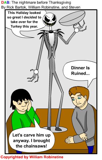 comic 7 "The nightmare before thanksgiving".