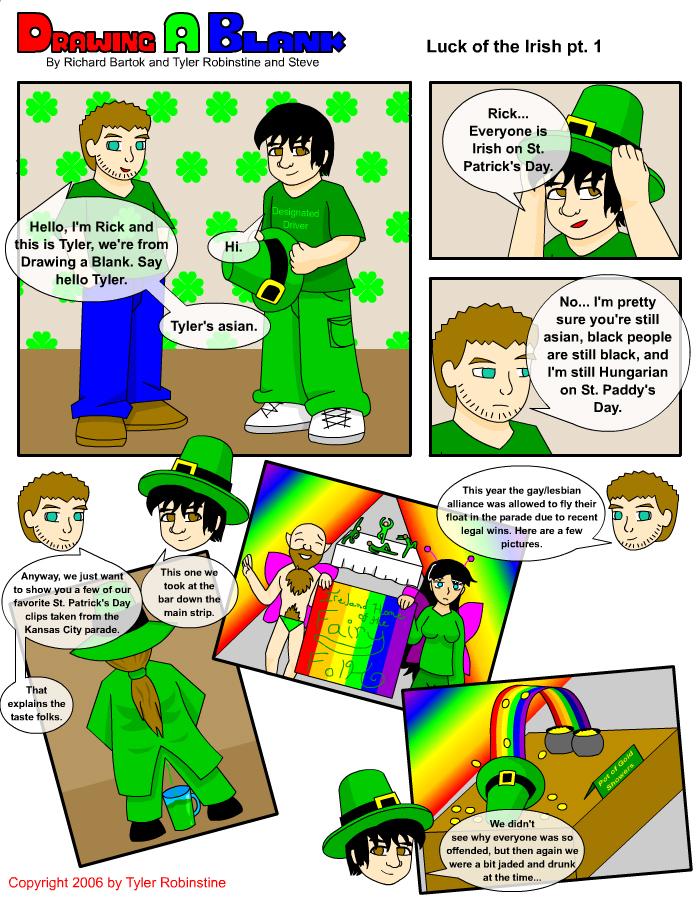 Comic 11 Luck of the Irish pt.1