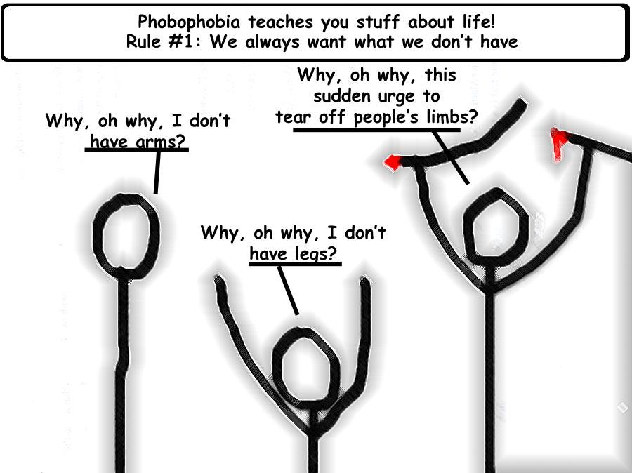 Phobophobia teaches stuff