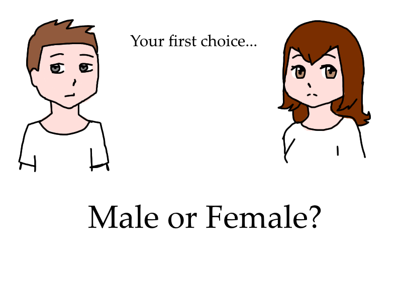 M or F