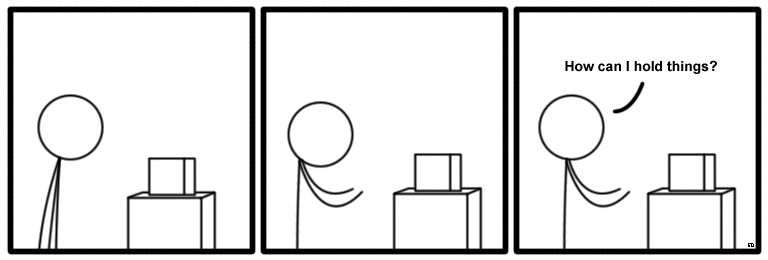 That moment when you are a stick