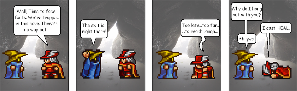 Final Fantasy Crystal Crazies Pg.1: Fun with spelunking