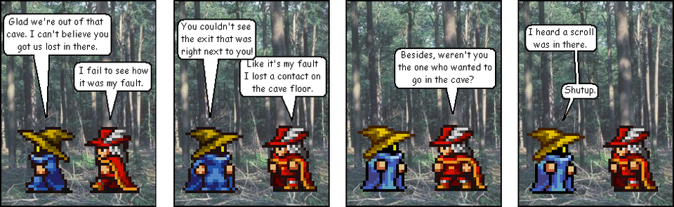 FFCC Pg. 2: Out of the cave, into the woods