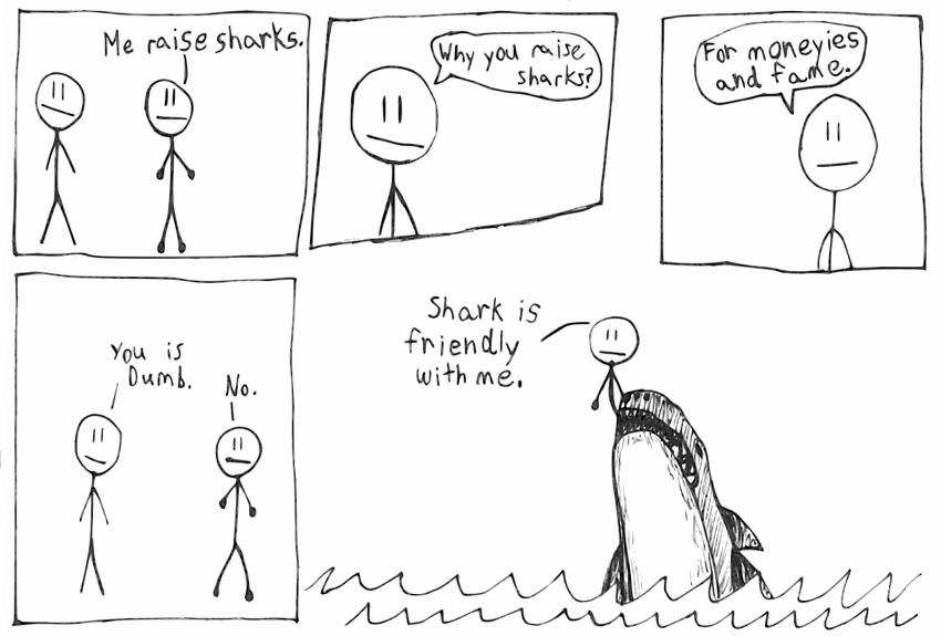 8. The Stick Lands 2:Shark Trainer