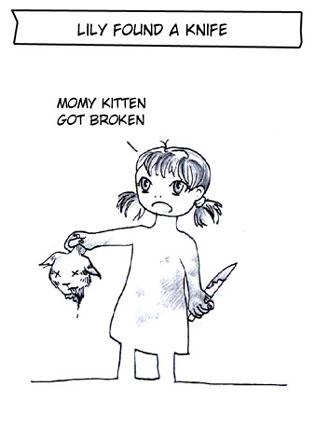 A Knife - where we meet Lily and her cat.