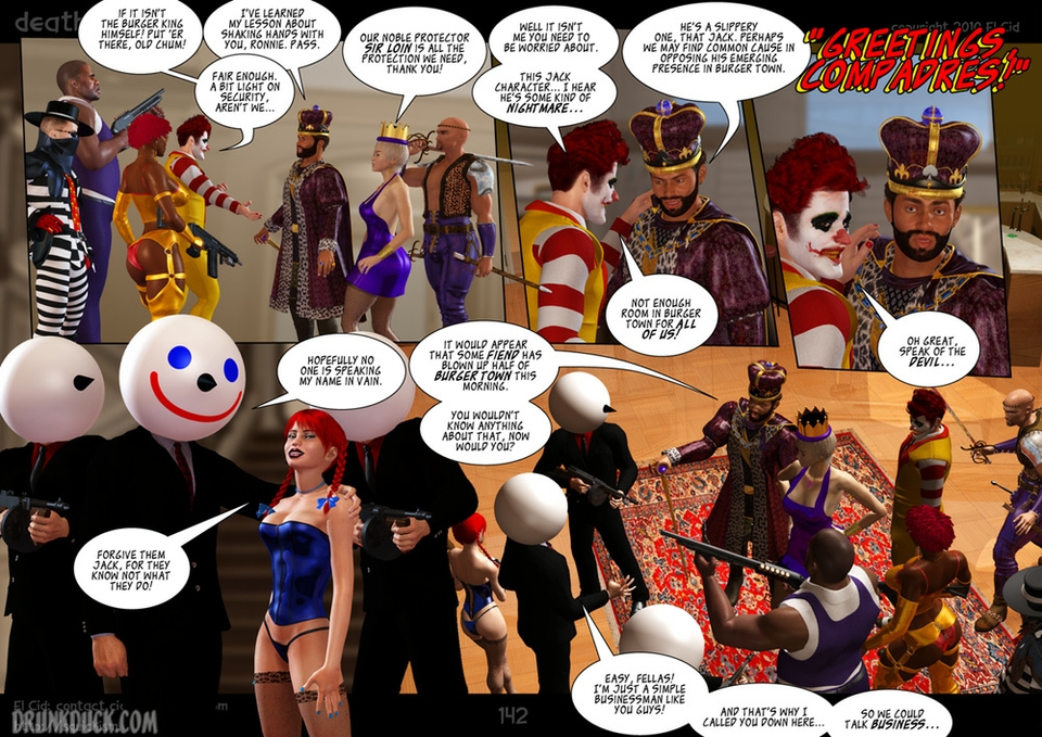 Page 142: There Is No Burger Mafia!