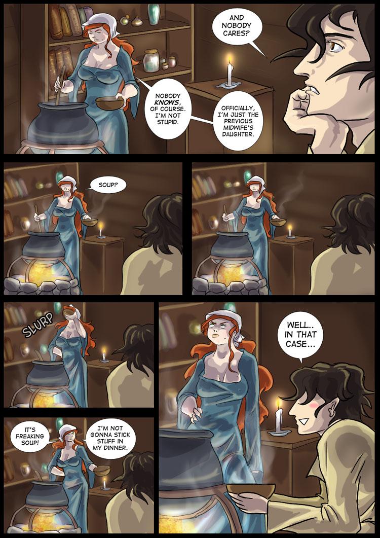 Sometimes a cauldron is just for cooking