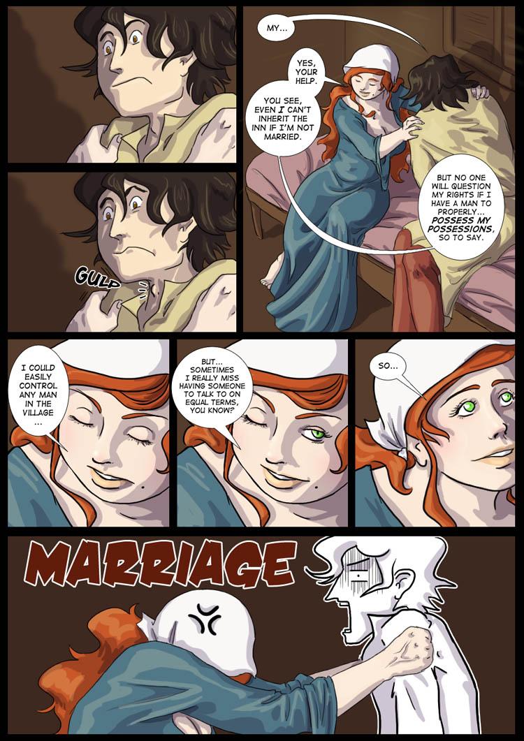 she's looking in the wrong place