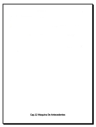 Máquina de antecedentes