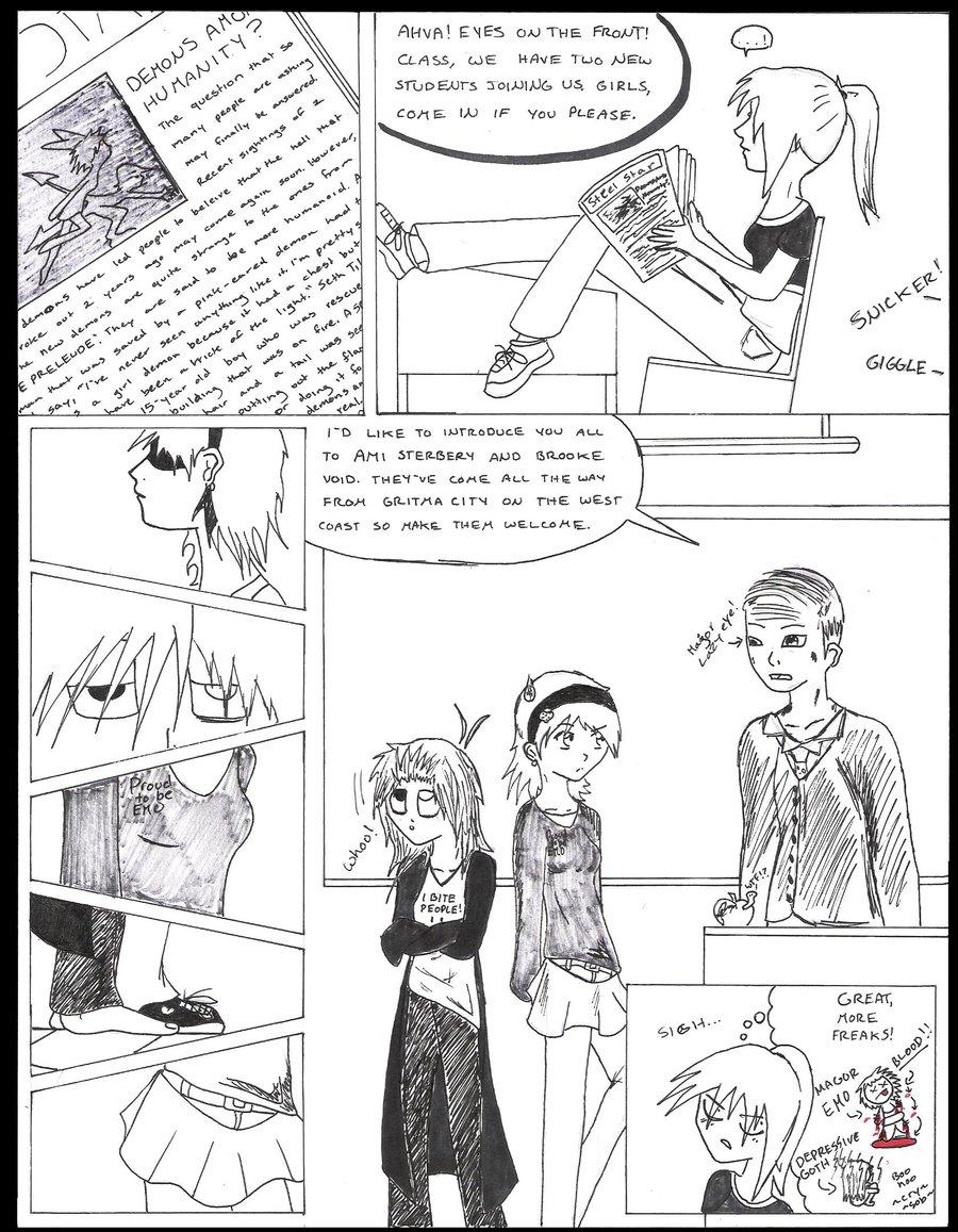 Ch.1 pg.4- Freaks Ahoy! : Enter Ami and Brooke