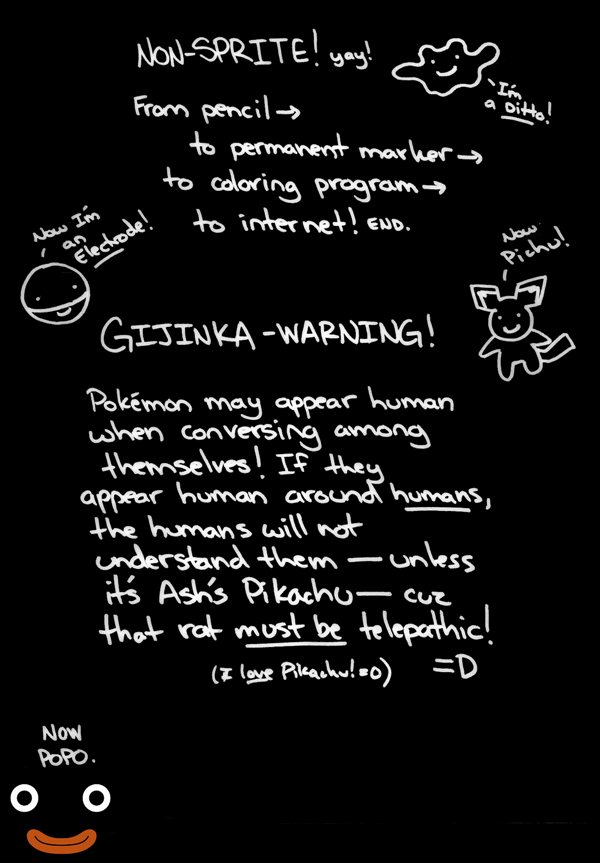 Non-Sprite, Gijinka Warning