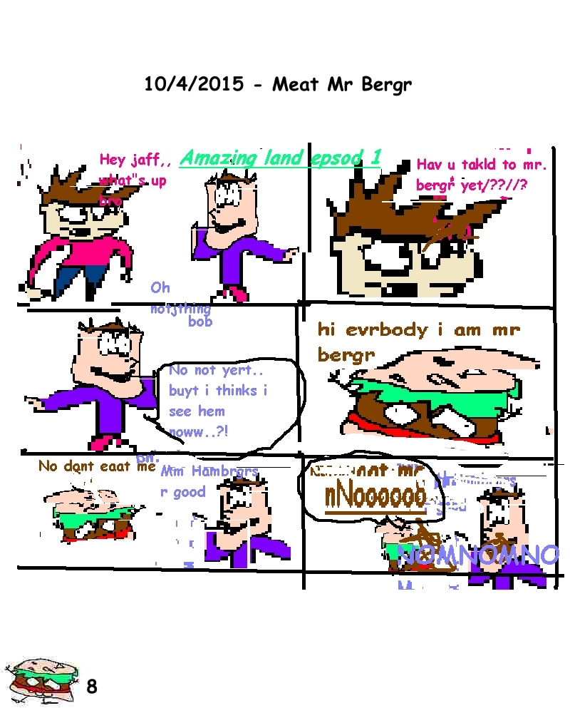Book 1 - Page 8 (Meat Mr Bergr)