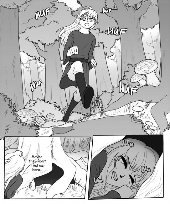 Page 16: running away scared